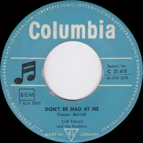 Cliff Richard - Don't Be Mad At Me