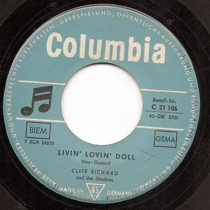 Cliff Richard & The Shadows - Livin' Lovin' Doll