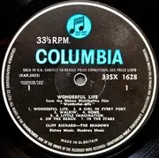 LP - Cliff Richard & The Shadows - Wonderful Life