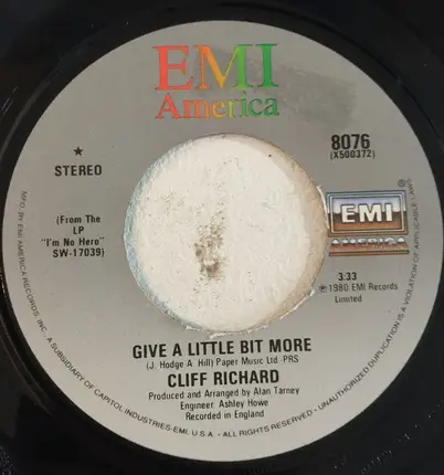 Cliff Richard - Give a Little Bit More