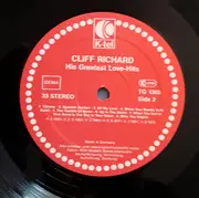 LP - Cliff Richard - His Greatest Love-Hits