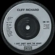 7inch Vinyl Single - Cliff Richard - I Just Don't Have The Heart - Injection labels