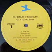 Double LP - Clifford Brown , Sonny Rollins - The Treasury Of Modern Jazz 5 - +booklet