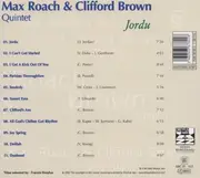 CD - Clifford Brown and Max Roach - Jordu - Digipak