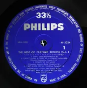 LP - Clifford Brown - The Best Of Clifford Brown Vol. 1