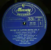 LP - Clifford Brown - The Best Of Clifford Brown Vol. 2