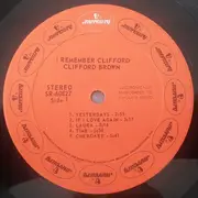 LP - Clifford Brown - Remember Clifford
