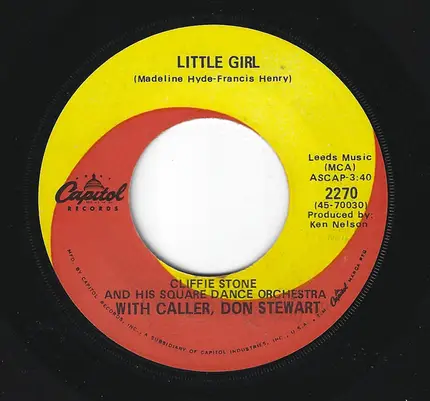 Cliffie Stone And His Square Dance Band - Little Girl