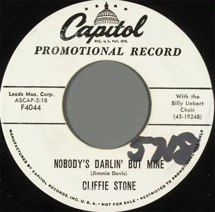 Cliffie Stone - Near You