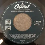 7inch Vinyl Single - Cliffie Stone - Original Country Sing-A-Long