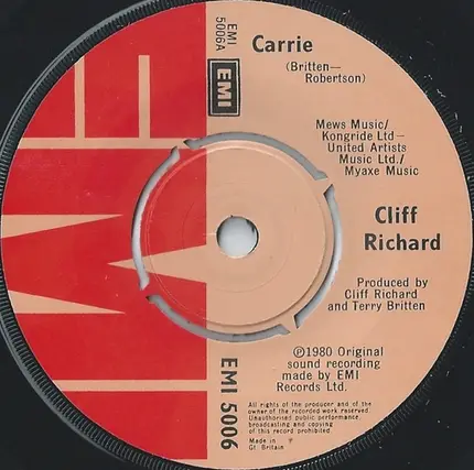 Cliff Richard - carrie