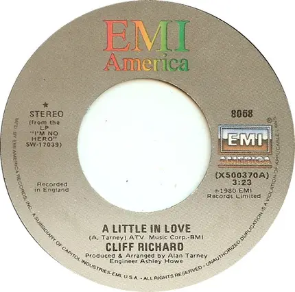Cliff Richard - A Little In Love