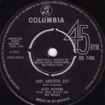 Cliff Richard - The Minute You're Gone
