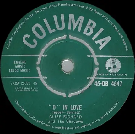 Cliff Richard & The Shadows - I Love you