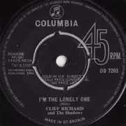 7inch Vinyl Single - Cliff Richard & The Shadows - I'm The Lonely One