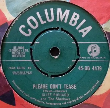 Cliff Richard & The Shadows - Please Don't Tease