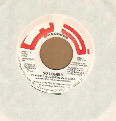 Clifton Dyson / Gwen Matthews - So Lonely