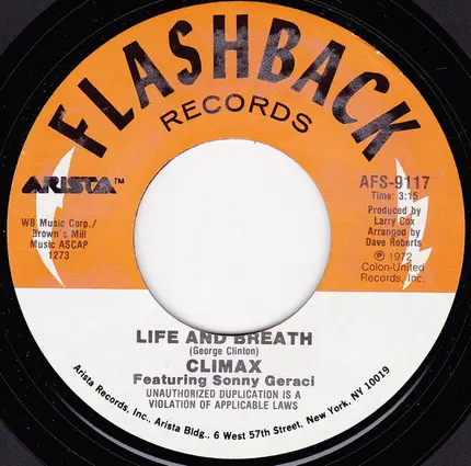 Climax - Precious And Few / Life And Breath