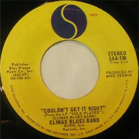 Climax Blues Band - Couldn't Get It Right