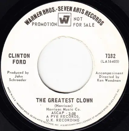 Clinton Ford - The Last One To Say Goodnight / The Greatest Clown