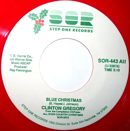 Clinton Gregory - Christmas In Virginia / Blue Christmas