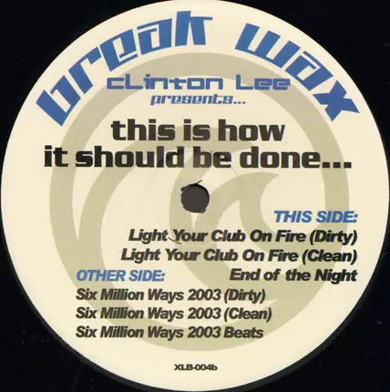 Clinton Lee - This Is How It Should Be Done...