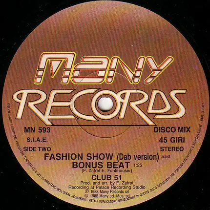 Club 51 - Fashion Show