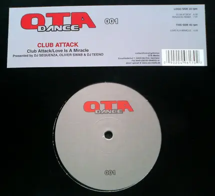 Club Attack - Club Attack / Love Is A Miracle