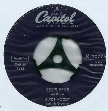 Clyde McCoy And His Orchestra - Sugar Blues Boogie / Hell's Bells