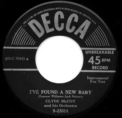 Clyde McCoy And His Orchestra - Sugar Blues / I've Found A New Baby