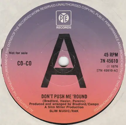 Co Co - Don't Push Me'round