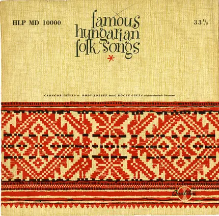 Csongor István And Bódy József , Gyula Kóczé Gipsy Band - Hungarian Songs