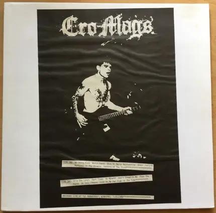 Cro-Mags - Live In Winnipeg