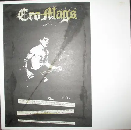 Cro-Mags - Recorded Live At "Le Rendevous"