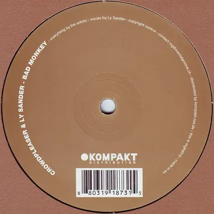 LY Sander & Crowdpleaser - BAD MONKEYS / NO SAND
