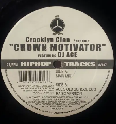 Crooklyn Clan Featuring DJ Ace - Crown Motivator