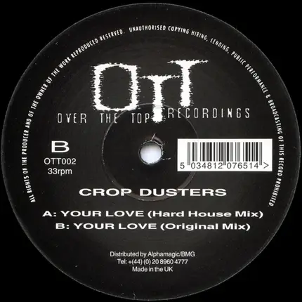 Crop Dusters - Your Love