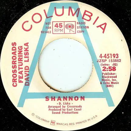 Crossroads Featuring David Liska - Shannon