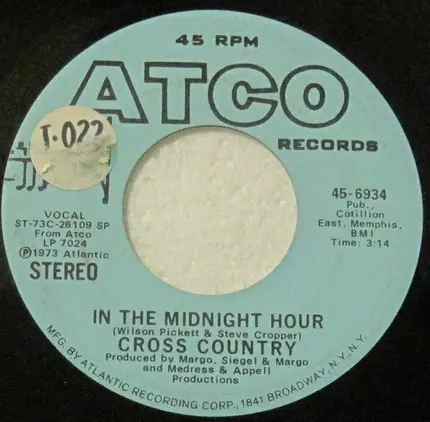 Cross Country - In The Midnight Hour