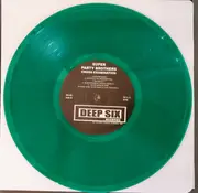 10'' - Cross Examination / Spring Break! - Super Party Brothers - Clear Green Black Splatter