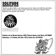 7inch Vinyl Single - Crawlspace - Solitude Smokestack Head - Red Translucent