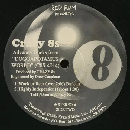 Crazy 8's - Advance Tracks From Doggapotamus World