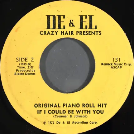 Crazy Hair And His Player Piano Gang - Breezing Along With The Breeze