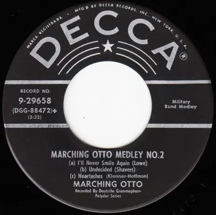 Crazy Otto - Marching Otto Medley No. 1 / Marching Otto Medley No. 2