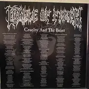 Double LP - Cradle Of Filth - Cruelty And The Beast (Re-Mistressed) - Red Translucent Vinyl