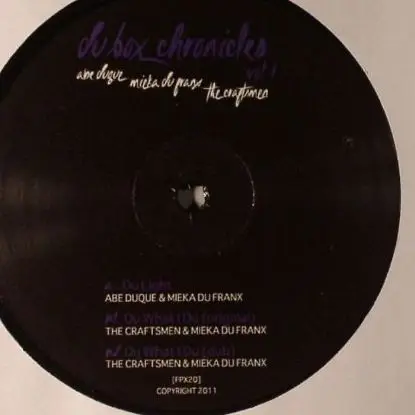 Craftsmen & Mieka Du Franx - Du Box Chronicles Vol.1/ A. Duque Rmx