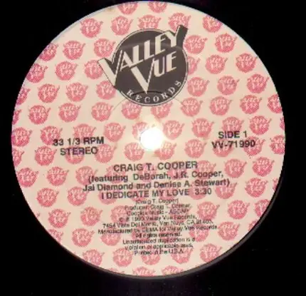 Craig T. Cooper - I Dedicate my love / Got that Thang