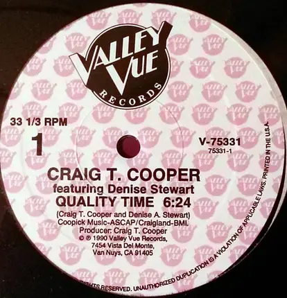 Craig T. Cooper - Quality Time