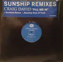 12inch Vinyl Single - Craig David - Fill Me In (Sunship Remixes)