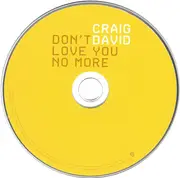 CD Single - Craig David - Don't Love You No More